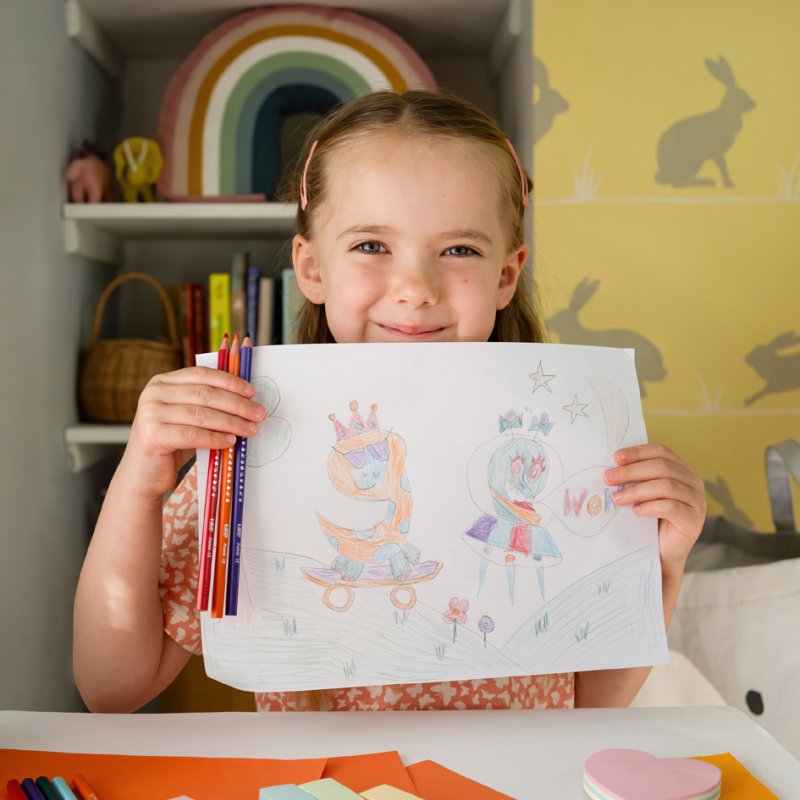 BIC Kids kleurpotloden Tropicolors, 18 stuks in kartonnen etui